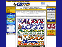 Tablet Screenshot of cbsportsfan.com